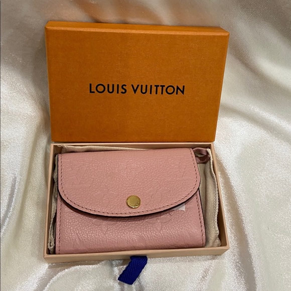Louis Vuitton Handbags - Louis Vuitton Rosalie Monogram Empriente Leather Coin Purse in Rose Poudre Pink